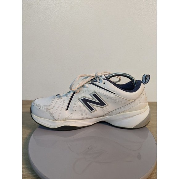 New Balance 619v2 White Navy Walking Shoes MX619WN2 Mens Size 9 4E Dad Shoe - Picture 8 of 11